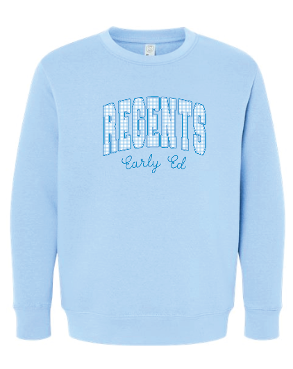 Regents Early Ed Gingham Crewneck