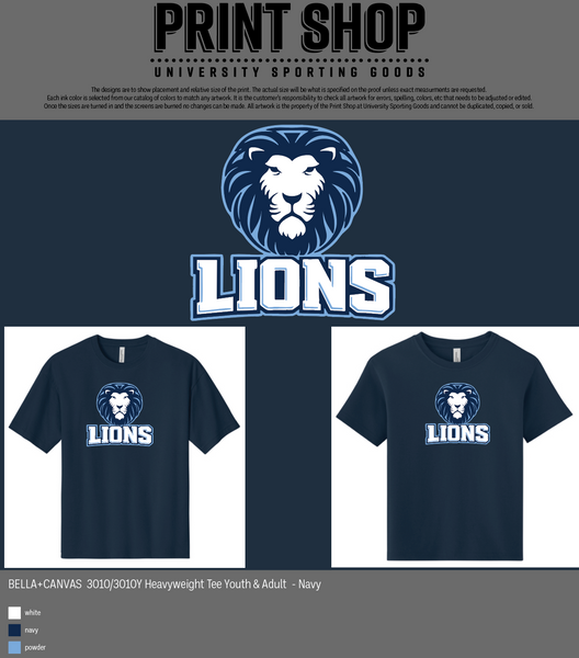 Regents Early Ed Navy Tee