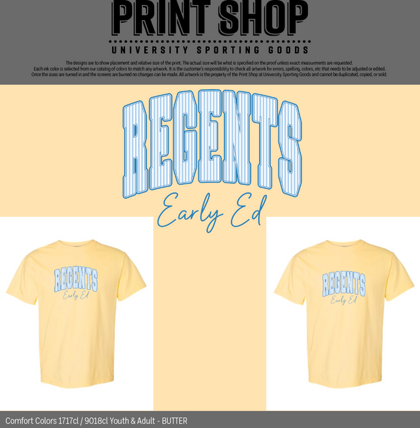 Regents Early Ed Striped Tee