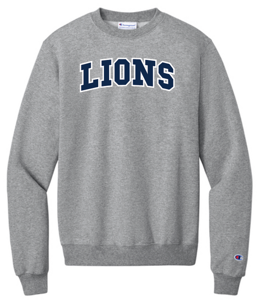 Regents Grey Champion Hoodie OR Crewneck